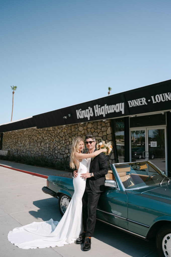 California National Park Elopement | Donuts at King's Highway Diner
